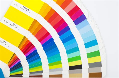 test paint color chart